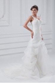 Organza Sweetheart A Line Gown