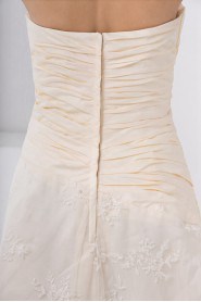 Lace Sweetheart A Line Dress with Crisscross Ruched Bodice