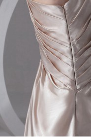 Silk Asymmetrical Column Dress