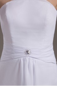 Satin Halter Neckline Short A-line Dress with Embroidery