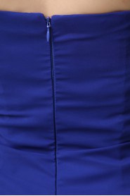 Chiffon Halter Neckline Floor Length A-line Dress with Pleated