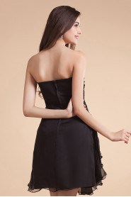 Yarn Sweetheart Short A-line Dress with Beaded