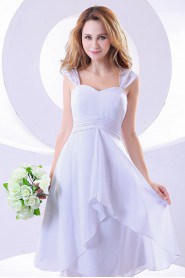 Chiffon Sweetheart Short A-line Dress