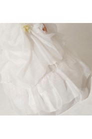 Organza Off-the-Shoulder Floor Length Ball Gown