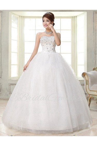 Lace and Tulle Sweetheart Ball Gown Dress with Sequins