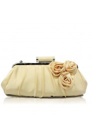 Satin Wedding or OL handbag with Handmade Rose H