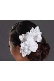 Alloy Lace Wedding Headpiece With Beads