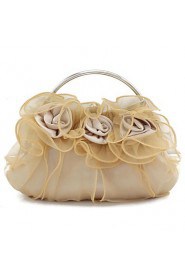 Silk Wedding / Special Occasion Clutches / Evening Handbags with flowers (More Colors)