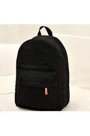 Women's Nylon Backpack Beige/Black