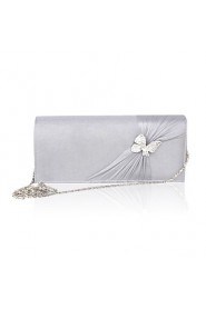 Silk With Rhinestone Party/ Evening Handbags/ Clutches