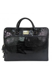 Women's Fashion Classic Crocodile Grain Laptop Bag briefcase