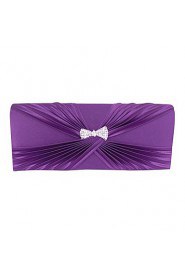 Amazing Silk With Austria Rhinestones Clutches/Purse More Colors Available