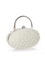 Handbag Silk Evening Handbags/Mini Bags With Pearl