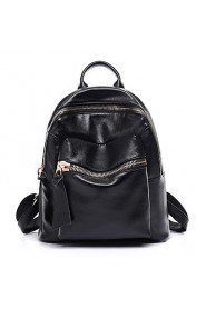 Women PU Bucket Backpack / School Bag / Travel Bag Pink / Blue / Gray / Black