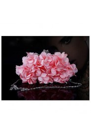 Flower Design Satin And Silk Clutchs/Evening Handbags(More Colors)