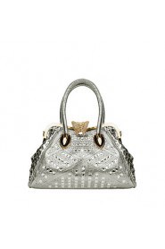 Women Formal / Sports / Casual / Outdoor / Office & Career / Shopping PU Shoulder Bag Gold / Silver