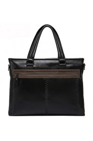 Men Briefcase Genuine Leather Men Business Handbag Vintage Top Layer Cowhide Messenger Shoulder Bags