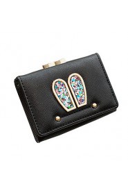 Women Casual Other Leather Type Clutch Pink / Blue / Black / Fuchsia