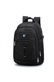 Unisex Nylon Bucket Backpack / Sports & Leisure Bag / School Bag / Travel Bag Black