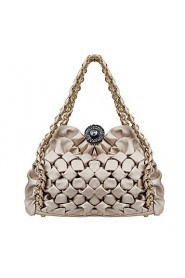 Women Formal / Sports / Casual / Outdoor / Office & Career / Shopping PU Tote Silver / Almond