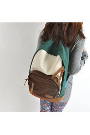 Women's Japanese And Kerean Fashion Canvas Casual Backpack