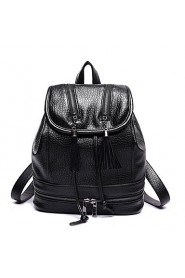 Women PU Bucket Backpack / Sports & Leisure Bag / School Bag / Travel Bag Gold / Brown / Silver / Black