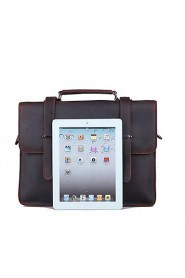 Men's Leather Retro Business Laptop Bag