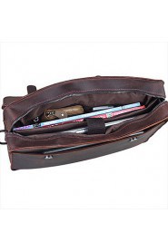 Men's Leather Retro Business Laptop Bag