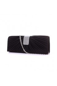 Handbag Silk/Crystal/ Rhinestone Evening Handbags/Bridal Purse With Crystal/ Rhinestone