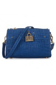 Women Formal / Casual / Event/Party / Office & Career PU Shoulder Bag Blue