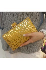 Women Fashion Evening Party Bags Clutches in Yellow