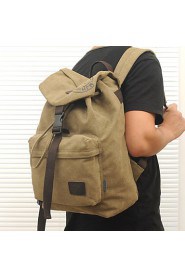 Men Women Canvas Backpack School Laptop Bag