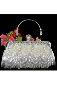 Women Other Leather Type Hobo Clutch / Evening Bag Gold / Silver