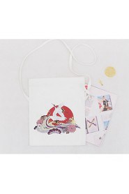 Women Casual Canvas Shoulder Bag White / Pink / Blue