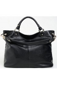 Women Cowhide Shell Shoulder Bag / Tote / Mobile Phone Bag / Travel Bag Blue / Brown / Gray / Black