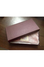 Women's Cowhide Purse Day Clutch / Wallet / Card & ID Holder / Coin Purse Clutch with Box Packing