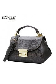 HOWRU @ Women's PU Tote Bag/Single Shoulder Bag/Crossbody Bags Black/Gray/Wine