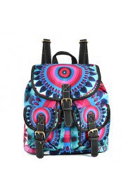 Women Casual / Shopping Canvas Toggle Backpack