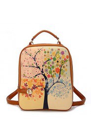 Women's New Style Retro Printing Backpack