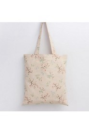 Women Casual / Shopping Canvas Shoulder Bag Beige
