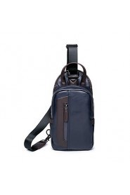 Men Formal / Sports / Casual / Outdoor / Office & Career / Shopping PU / Poly urethane Cross Body Bag Blue / Black