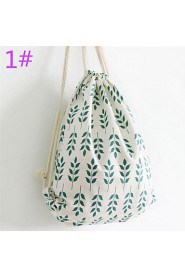 Women Casual Canvas Drawstring Backpack