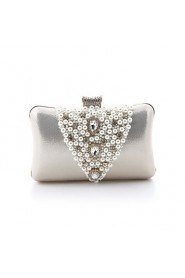 Leatherette Wedding/Special Occasion Clutches/Evening Handbags With Pearls(More Colors)