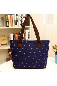 Women Casual / Outdoor Canvas Tote Blue / Brown / Red