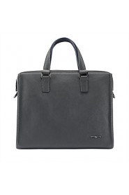 Men Briefcase Top Grade Genuine Leather Men Business Handbag Vintage First Layer Cowhide Shoulder Bags Gray