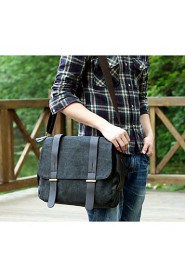 Men's Canvas Sling Bag Shoulder Bag Green/Brown/Gray