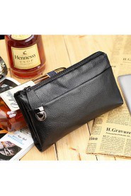 Men Genuine Leather Briefcase Clutch Bag Wallet