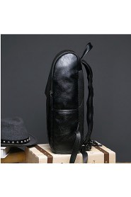 Men PU Sports / Casual / Outdoor / Shopping Backpack / School Bag Brown / Black