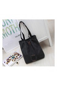 Women Shopper Shoulder Bag Beige / Gray / Black