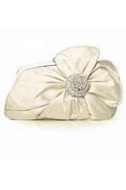 Silk With Crystal/ Rhinestone Party Clutches More Colors Available